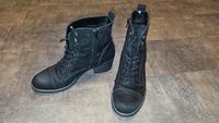 Damen Stiefeletten schwarz Wildlederoptik Bayern - Kulmbach Vorschau