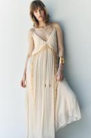 Zara Studio Kleid Schmuckperlen kombiniertes Midi ( 2 Lagig ) XS Hannover - Mitte Vorschau