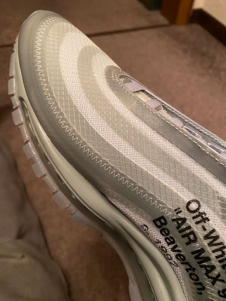 Nike OFF WHITE THE TEN Air Max 97 „Menta“ US 8 TOP in Meckenheim