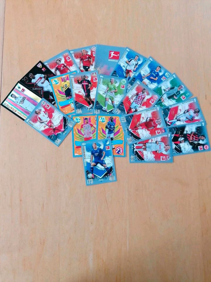 Match Attax 23/24 Sets mit je 20 unterschiedlichen Karten in Künzelsau