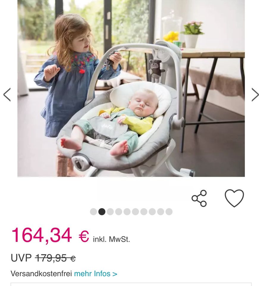 Babyschaukel Babywippe von Jole in Düsseldorf