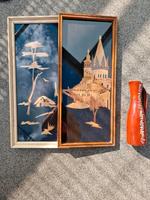 DDR Memorabilia ❤️ 2 Wandbilder, 1 Vase Baden-Württemberg - Bitz Vorschau