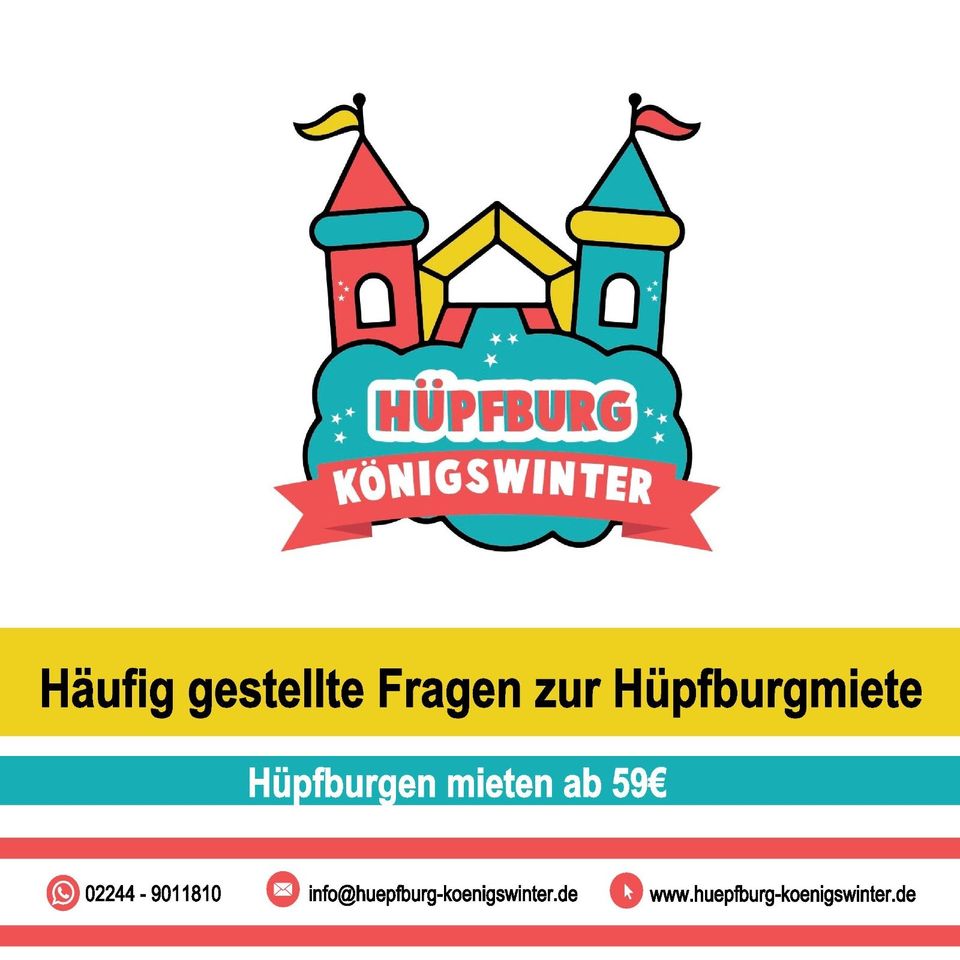 Hüpfburgen zu vermieten - für Kinder von 1-10j - Kindergeburtstag in Königswinter