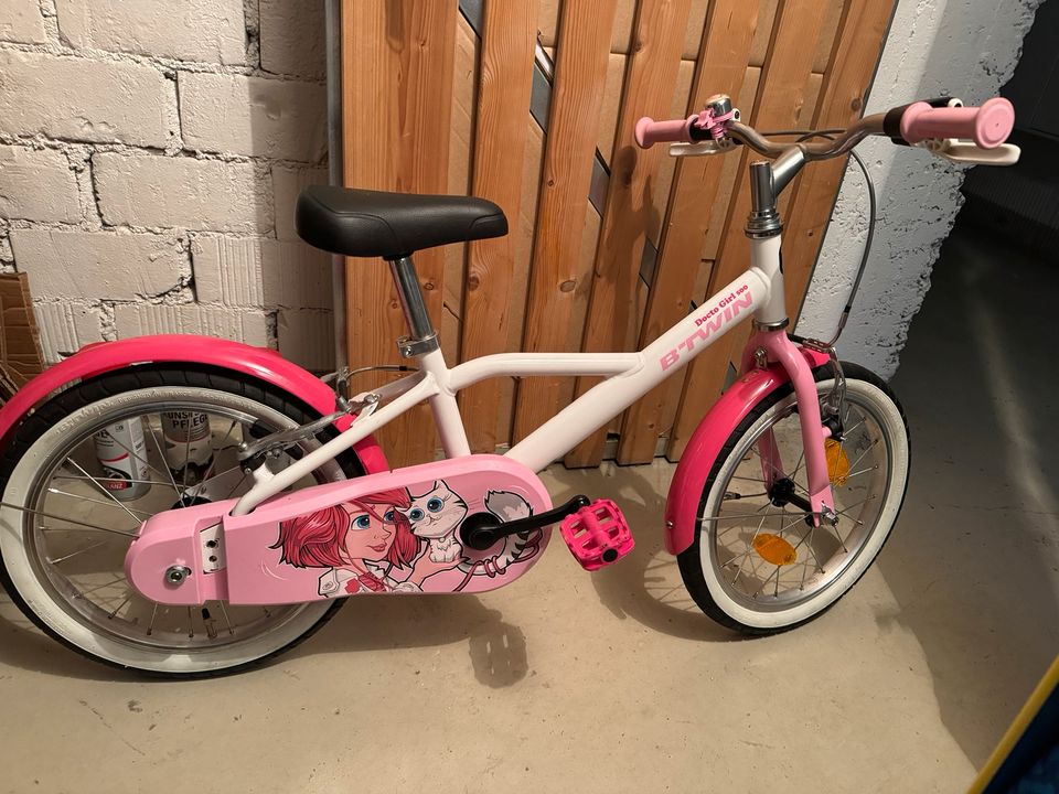 Fahrrad B-Twin Mädchen Docto Girl Weiß/Pink in Stuttgart