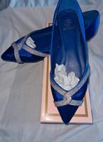 GIVANA Damen Ballerinas Gr. 39 blau / silber Strass Rheinland-Pfalz - Koblenz Vorschau