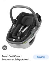 Maxi Cosi  coral i-Size + Maxi Cosi isofix Familyfix 3 Bayern - Ichenhausen Vorschau