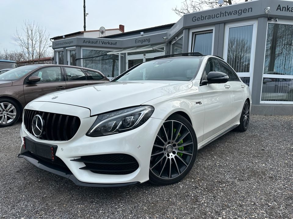 Mercedes C43AMG STERNEHIMMEL/360/Voll in Moosburg a.d. Isar