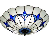 Tiffany Deckenlampe Blau Weiß 30cm Hamburg-Nord - Hamburg Winterhude Vorschau