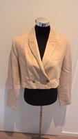 ZARA Cropped Blazer in Beige – Größe S – Neu mit Etikett Hamburg-Nord - Hamburg Winterhude Vorschau
