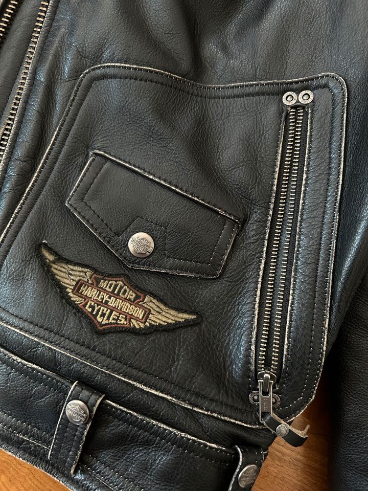 Harley Davidson Motorrad Lederjacke in München