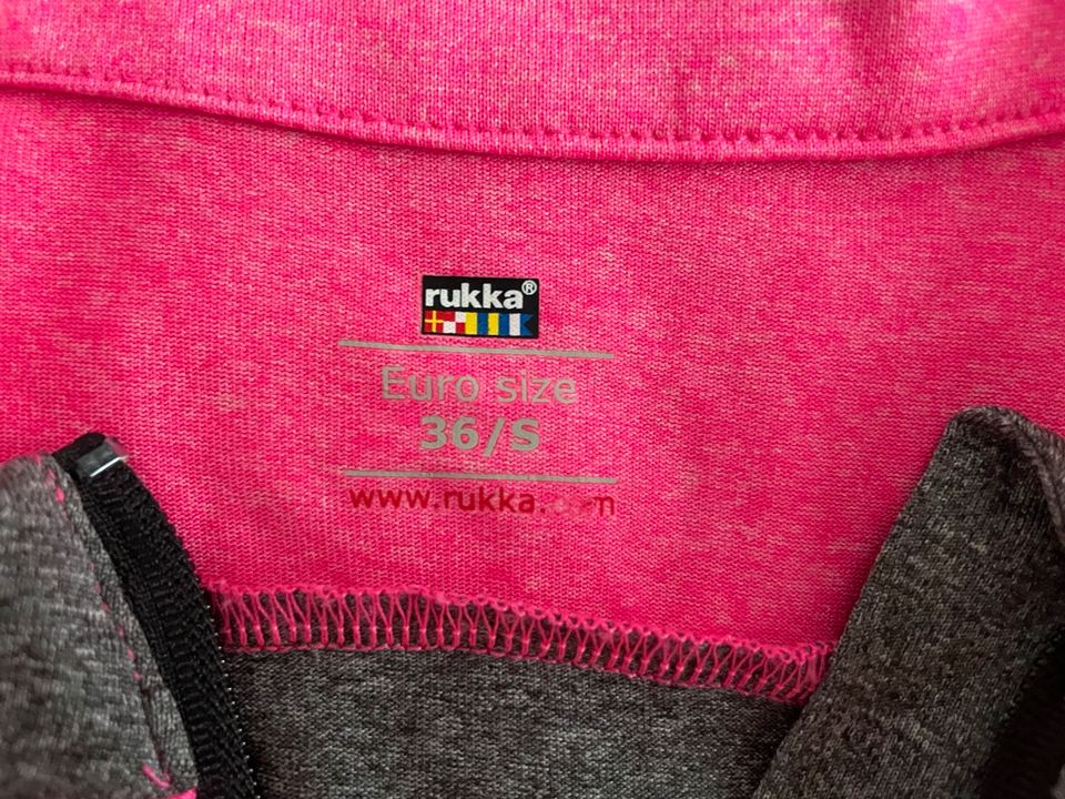 Rennradtrikot grau/pink Damen Gr. S/36, Marke: Rukka in Rosenheim