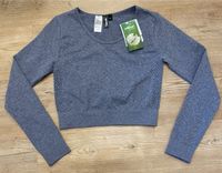 NEU Sportoberteil bauchfrei XS/S blau Sweatshirt Hessen - Hofheim am Taunus Vorschau