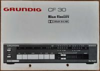 Original Bedienungsanleitung Grundig CF 30 für Sammler Niedersachsen - Seelze Vorschau