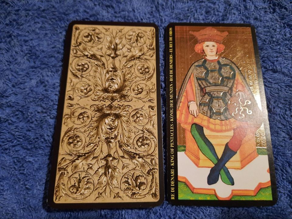 Visconti (Sforza) Tarot, Lo Scarabeo, mit Buch von Giordano Berti in Bochum