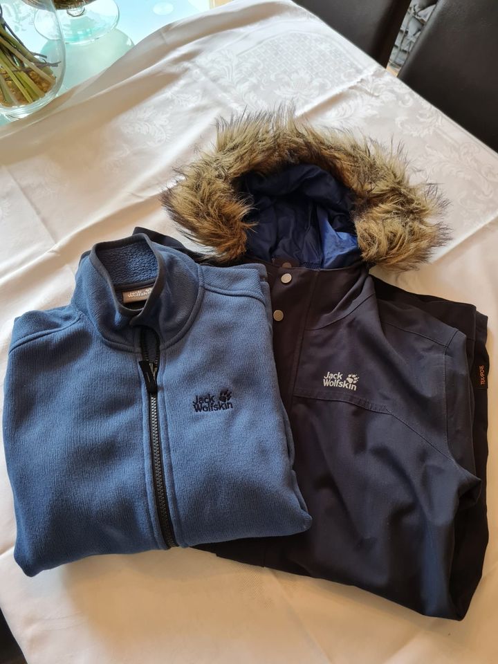 Jack Wolfskin 3in1 Jungen Jacke Kaputze mit Fell in Duisburg