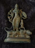 Shiva Wishnu auf Stier Bronze Statue Hinduismus alt Indien Niedersachsen - Leer (Ostfriesland) Vorschau
