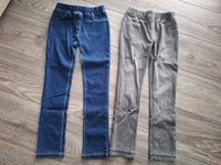 Set 2 Jeggings Jeans Leggings von Topolino Gr. 128 blau grau Baden-Württemberg - Kupferzell Vorschau