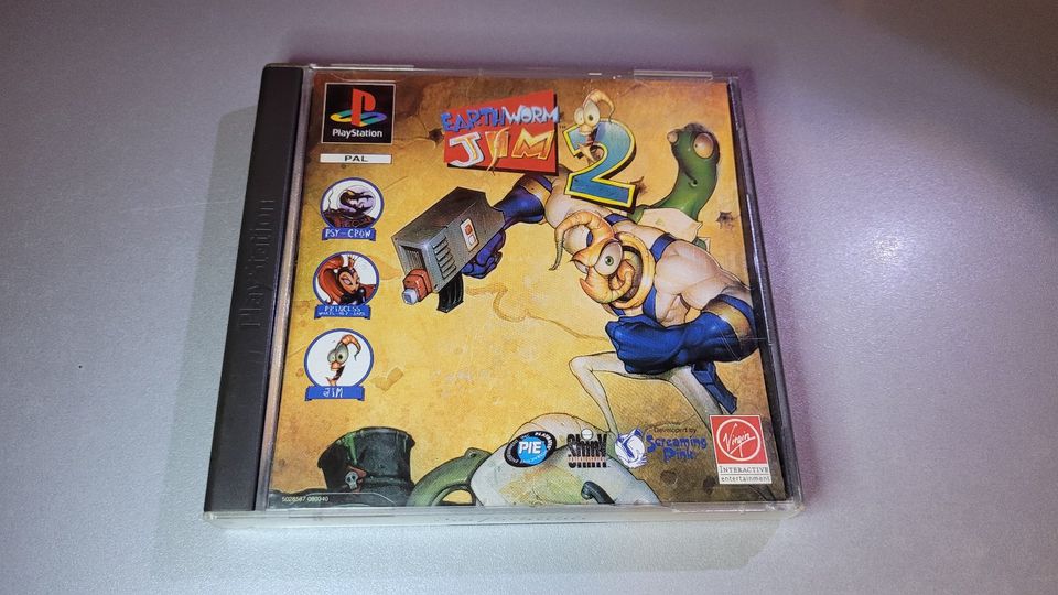 Earthworm Jim 2 PS1 Spiel Playstation 1 komplett! sehr gut! in Dortmund