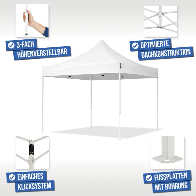 Zur Miete: Popup Pavillons 3x3m/Faltpavillon/Partyzelt/Stehtische in Niederkassel