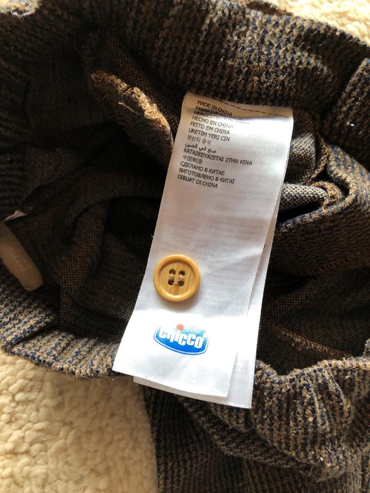 Schicke Baby Hose von Chicco Größe 74, 12 Monate in Ober-Olm