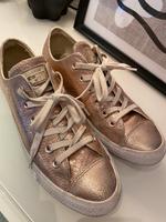 Original Converse Sneaker Roségold Leder Hessen - Reinheim Vorschau