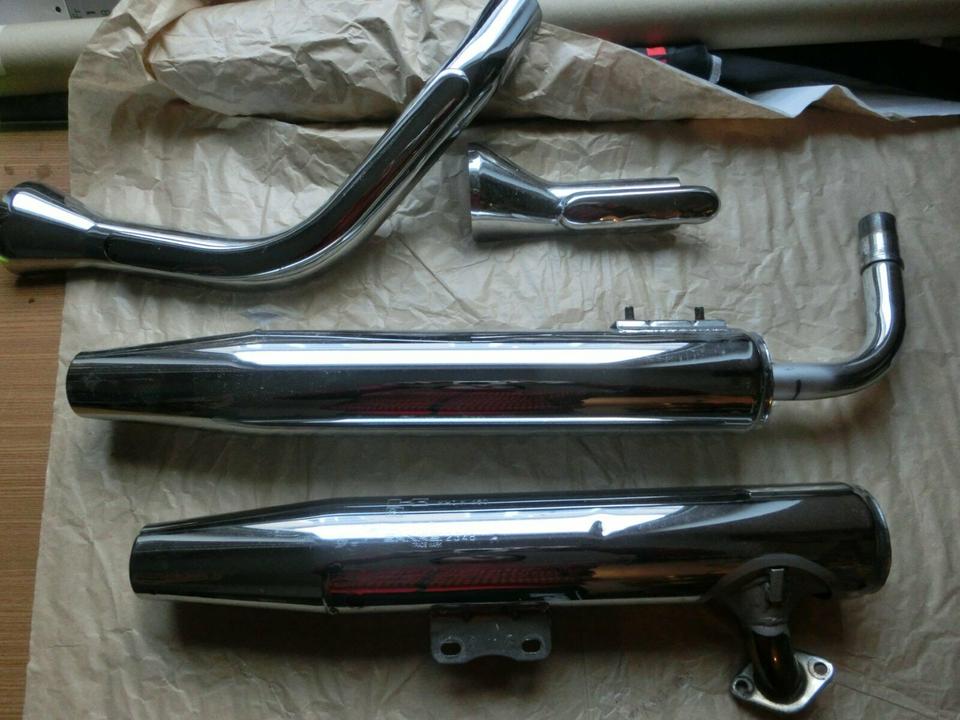 Auspuff Auspuffanlage VN1600 1500 Endschalldämpfer Kawasaki in Osthausen-Wülfershausen