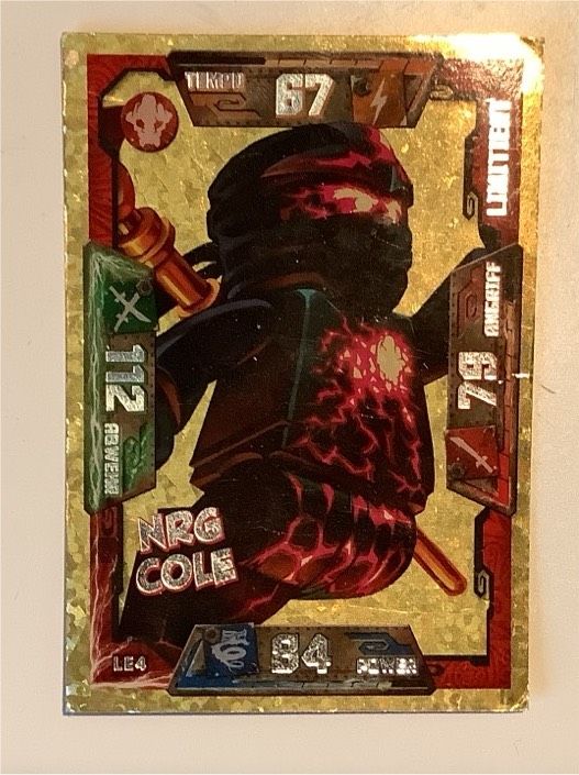 NRG Cole LE4 2016 Serie 1 Top Zustand Ninjago Karte in Köln