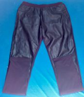 Schwarze Damen-Leggings "Lederoptik" Gr. 38 Sachsen-Anhalt - Allstedt Vorschau