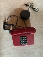 Schnur-Tasten-Telefon rot mit aufrollbarer langer Schnur Hessen - Kassel Vorschau