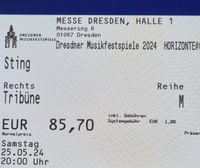 Biete 1x Ticket Sting Dresden 25.05.24 Sitzplatz Tribüne Karte Dresden - Innere Altstadt Vorschau