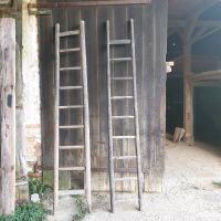 Alte Leiter, Handtuchhalter, Gartendeko, Garderobe, Rankhilfe Bayern - Hitzhofen Vorschau