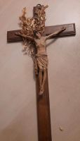 Antik Christliches Kreuz Jesus Kruzifix Ca.58cm x 30cm Holzkreuz Baden-Württemberg - Ravensburg Vorschau