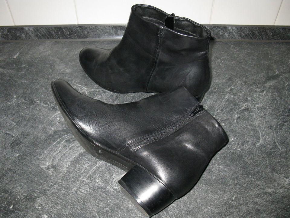 Stiefelette ZANON & ZAGO, Gr. 40, schwarz; Leder, in Berlin