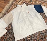 Vintage Nike Trainingsjacke mit Blocksatz weiß beige blau Large Aachen - Aachen-Mitte Vorschau