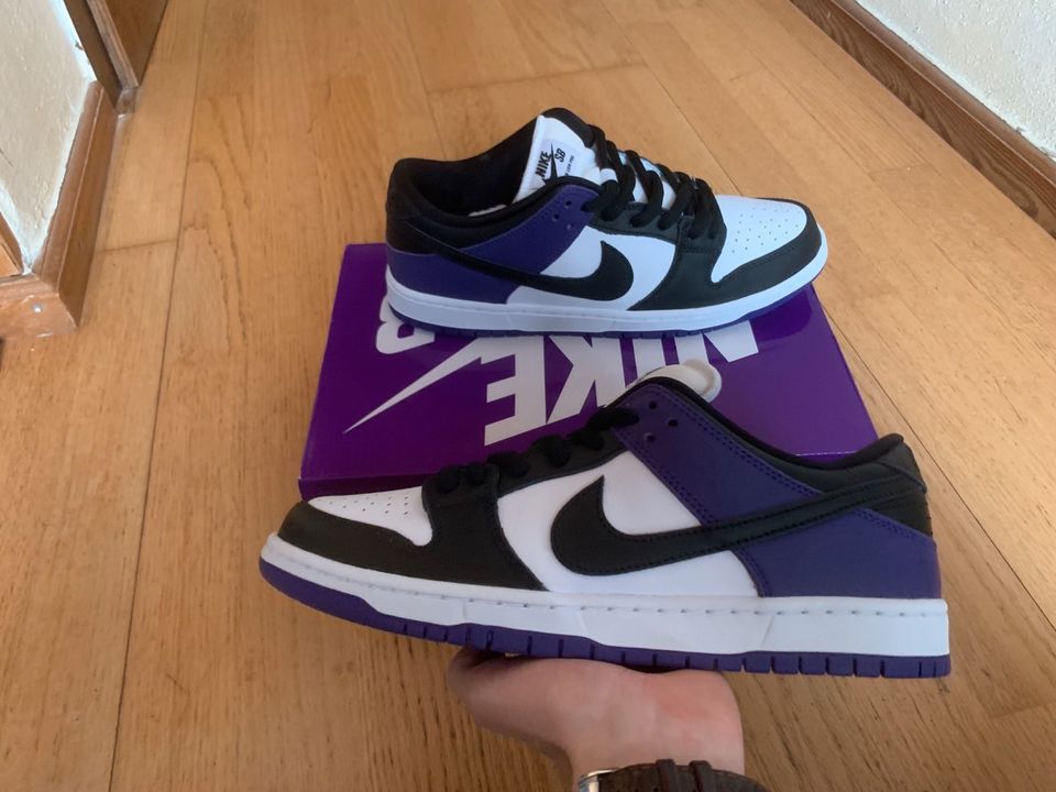 Nike SB Dunk Low Pro ISO Court Purple EU44,5 US10,5 DS in Saalfeld (Saale)