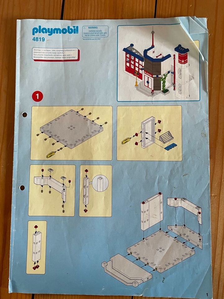 Playmobil Feuerwache Feuerwehr 4819 7465 Fire Station in Sundern (Sauerland)
