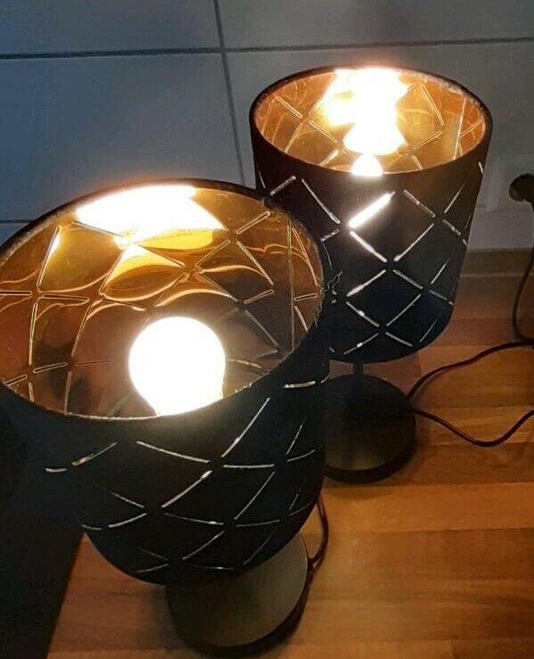 Lampe Tischlampen Nachttischlampe schwarz in Esslingen