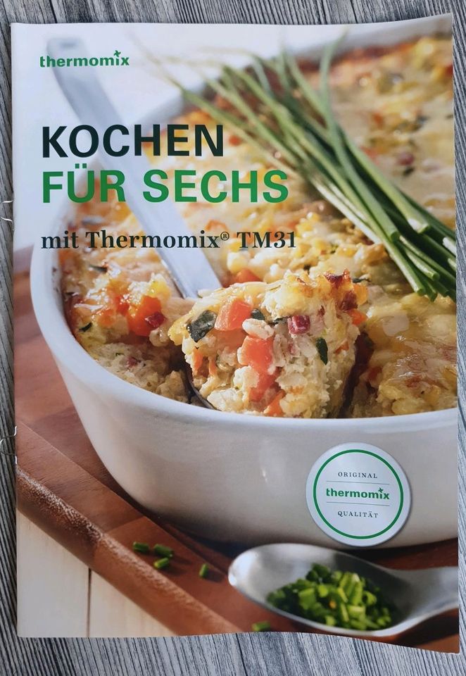 Thermomix Rezeptheft "Kochen für Sechs", neu und unbenutzt in Eggenstein-Leopoldshafen