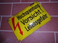 Emailleschild alt selten rar WK2 DDR Thüringen - Erfurt Vorschau