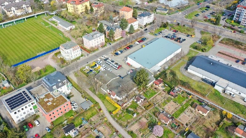 Ca. 2.000 m² großes Gewerbeanwesen in Dresden Seidnitz/Gruna zum Kauf in Dresden