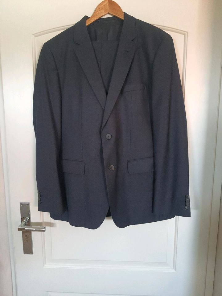 Business Herren Anzug von HUGO BOSS  GR. 50 Blau Slim Fit in Witten