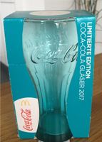 Limited Edition Coca Cola Glas 2017 blau OVP MC Donald Sachsen - Riesa Vorschau