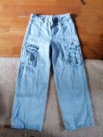 Jeans baggy Shein Cargohose 36 S Damen blau Bayern - Taching Vorschau