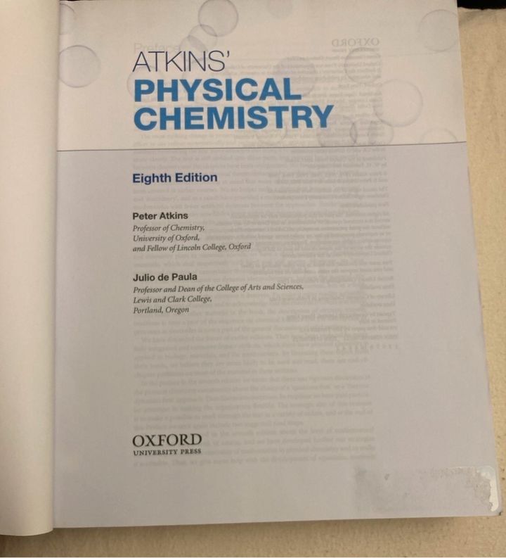 Atkins Physical Chemistry - 8th Edition (Physikalische Chemie) in Rheinbach