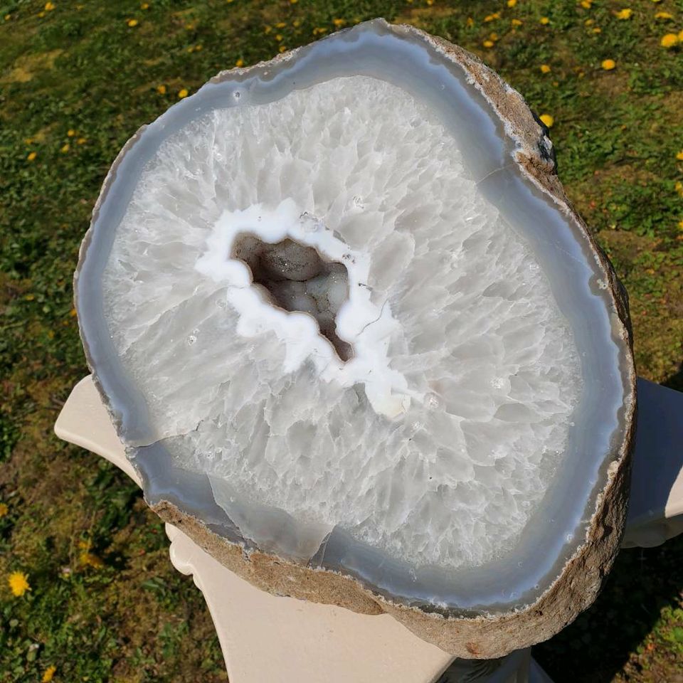 Schöne große Achat / Mineralien Geode / Druse ( 15,8 kg ) RS006 in Recklinghausen