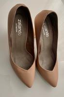 High Heels / Pumps Zalando Gr. 39 in altrosa/beiger Farbe Leder Bayern - Kirchseeon Vorschau