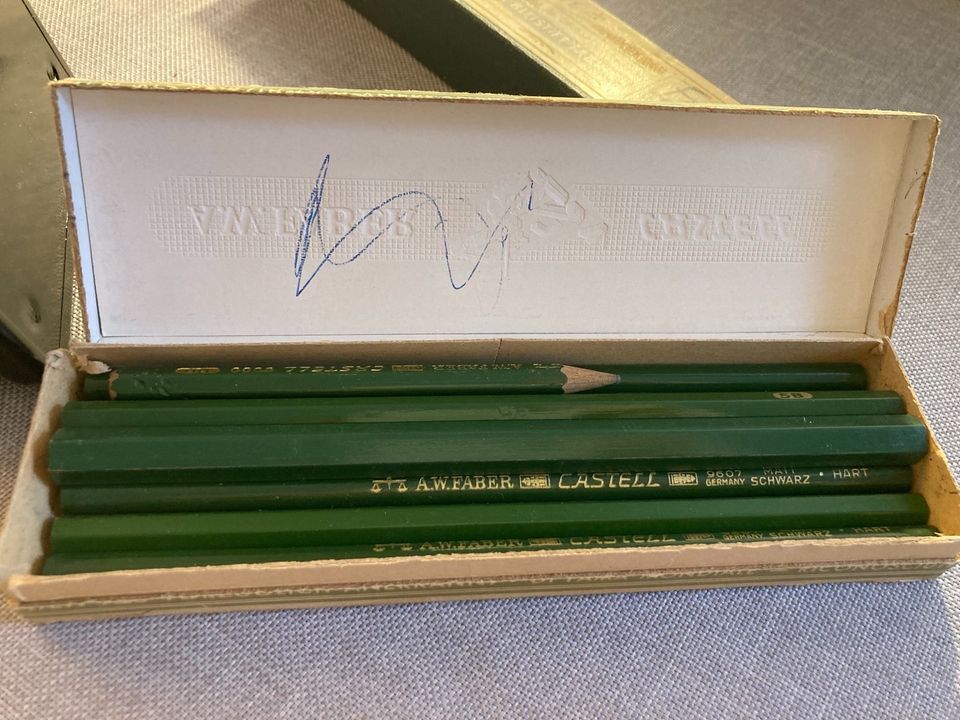 Vintage Schreibutensilien Comet Locher Faber Castell Schwan Stift in Oberursel (Taunus)