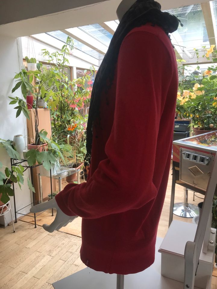 Esprit Pullover rot Gr.XL mit Tuch in Fuchstal