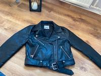 Neu! Only Damen Lederjacke S 36 Schwarz Jacke Sachsen - Thermalbad Wiesenbad Vorschau