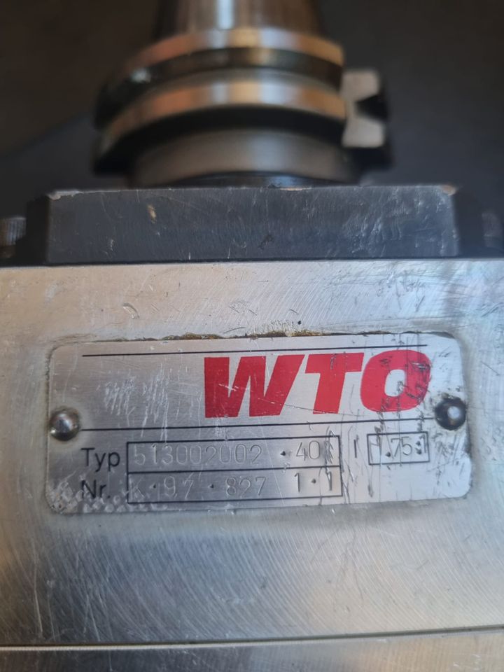 WTO SK40 Doppel Bohr Köpfe CNC Fräsmaschine in Langenaltheim